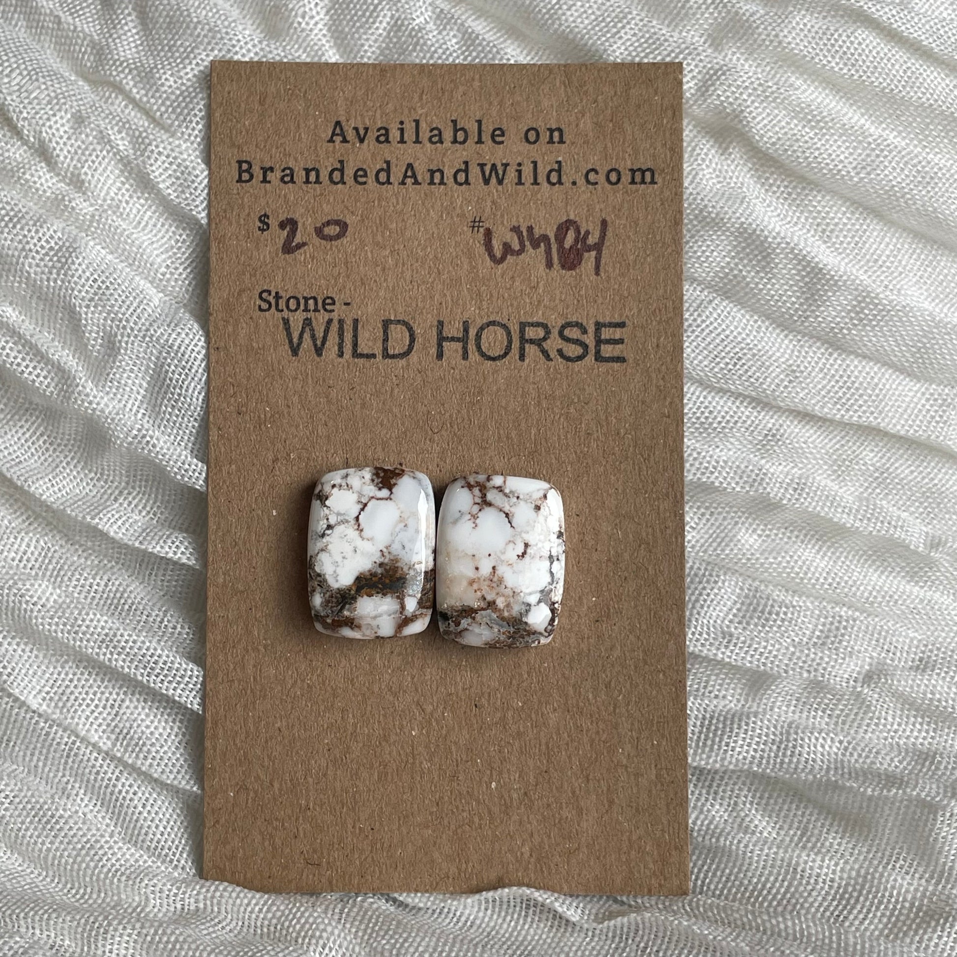 Wild Horse Cabochon - WH84 22C37B1B-17EB-4B0E-8375-8D354960E1C2 Brandedandwild.com