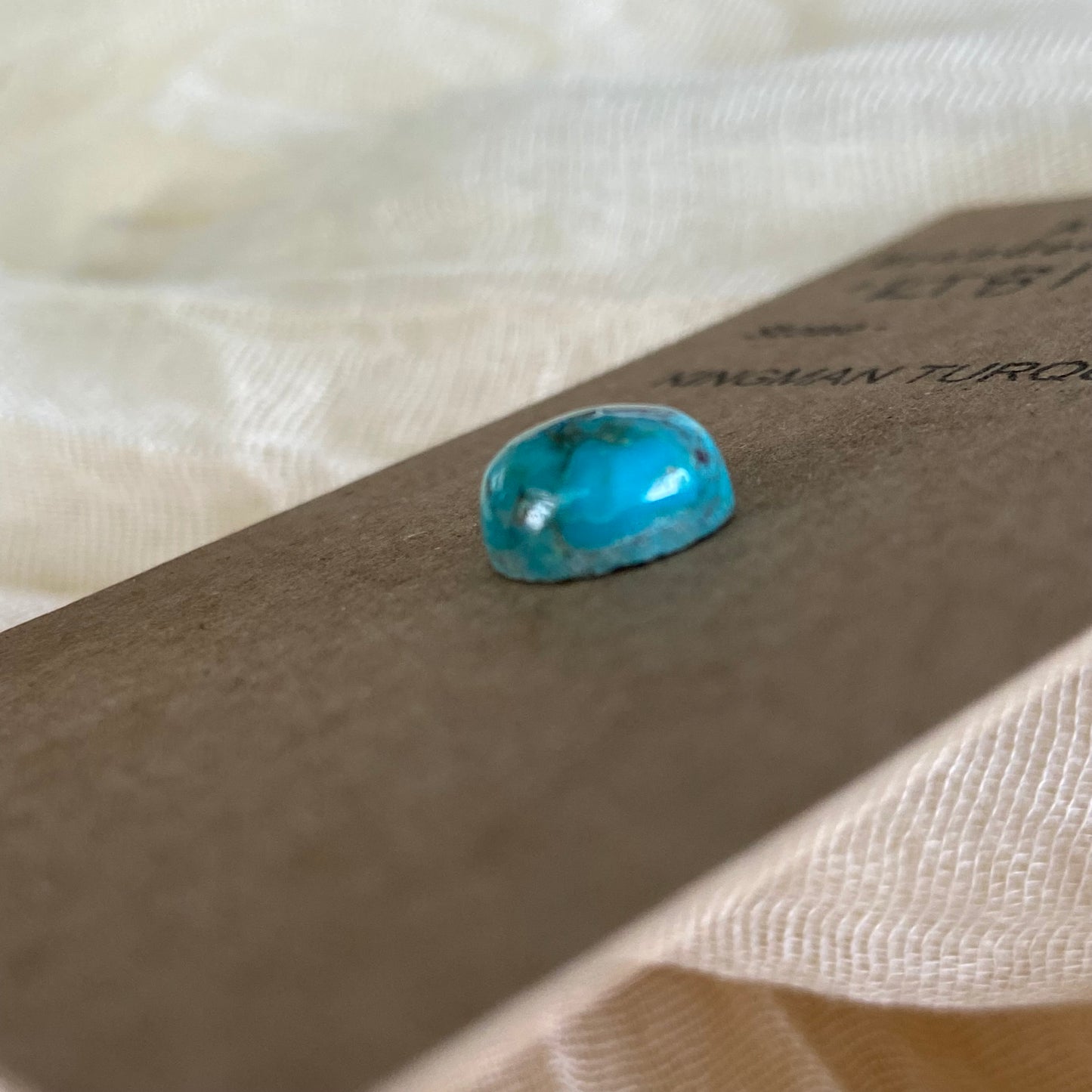 Kingman Turquoise Cabochon - KT81 22F9C7EA-E298-44FE-90BD-2E85A5A22F2F Brandedandwild.com