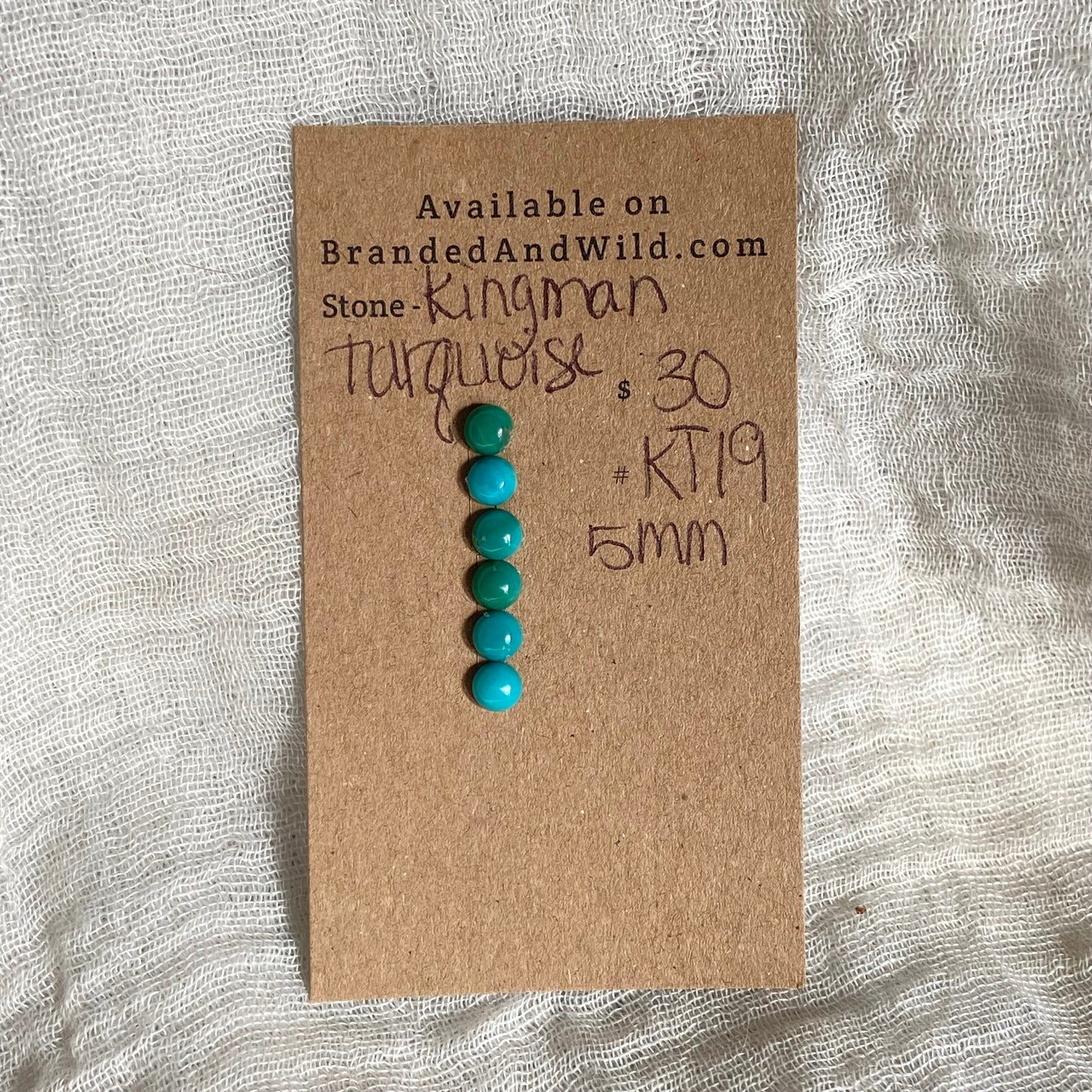 Kingman Turquoise Cabochon - KT19