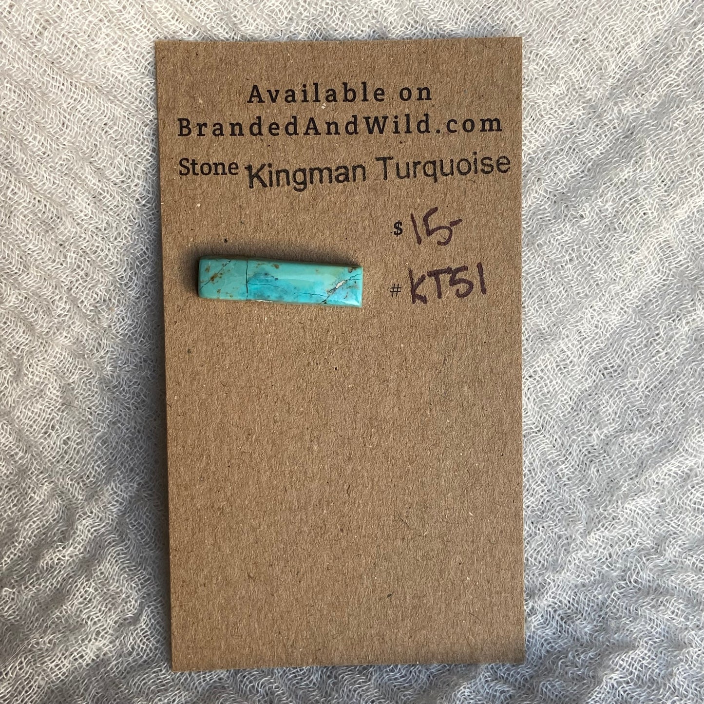Kingman Turquoise Cabochon - KT51