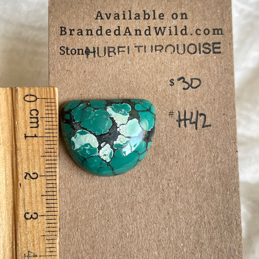 Hubei Turquoise Cabochon - H42 234747E4-7263-43C3-8C0A-DA181BD34BFF Brandedandwild.com