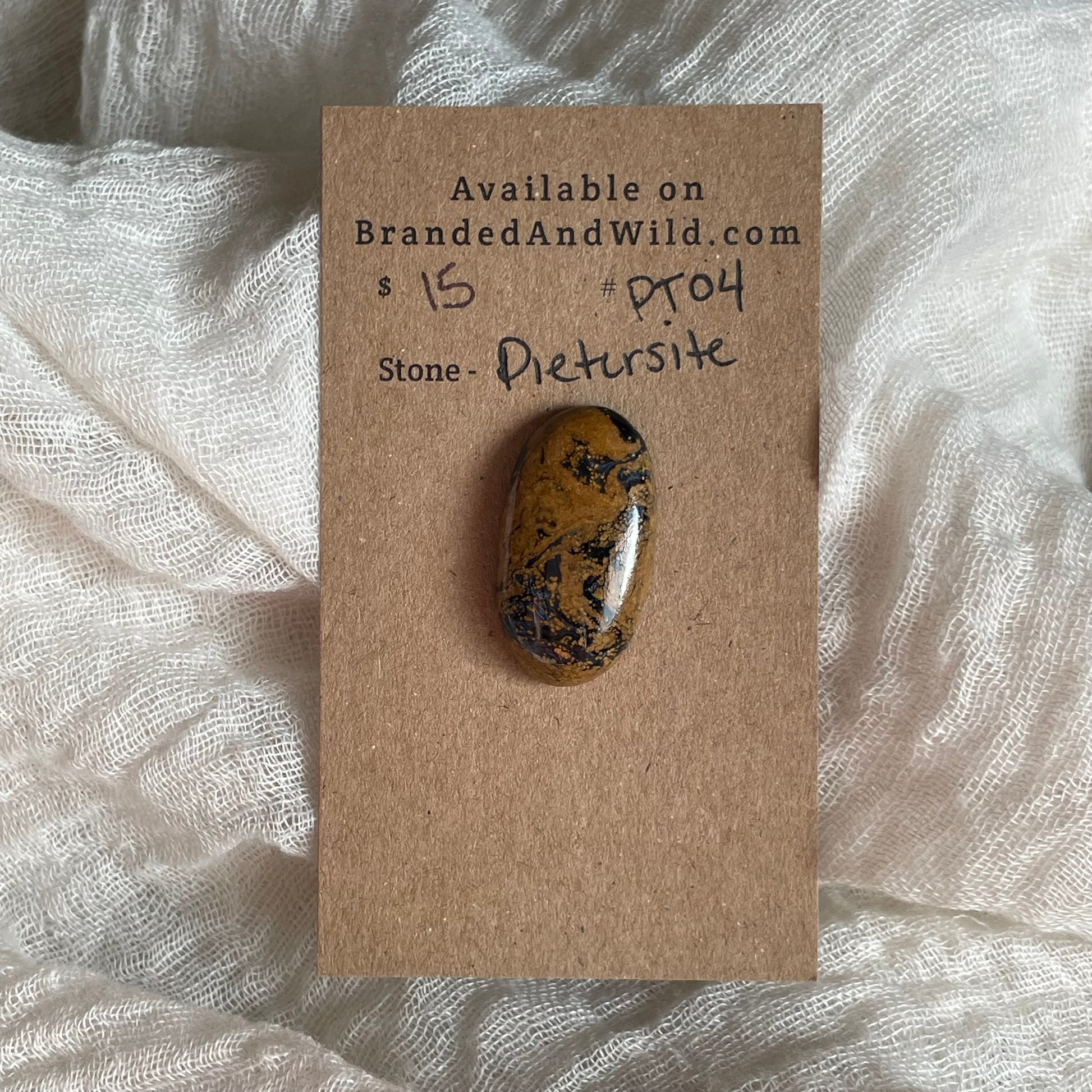 Pietersite Cabochon - PT04 234824BC-1FA2-4A7B-A26C-B4208EFE0611 Brandedandwild.com
