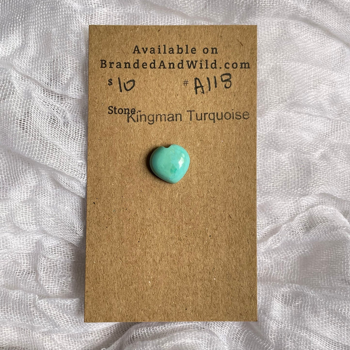 Kingman Turquoise Cabochon - KT118 2360584C-8AB4-4332-B518-B77CF02F64A6 Brandedandwild.com
