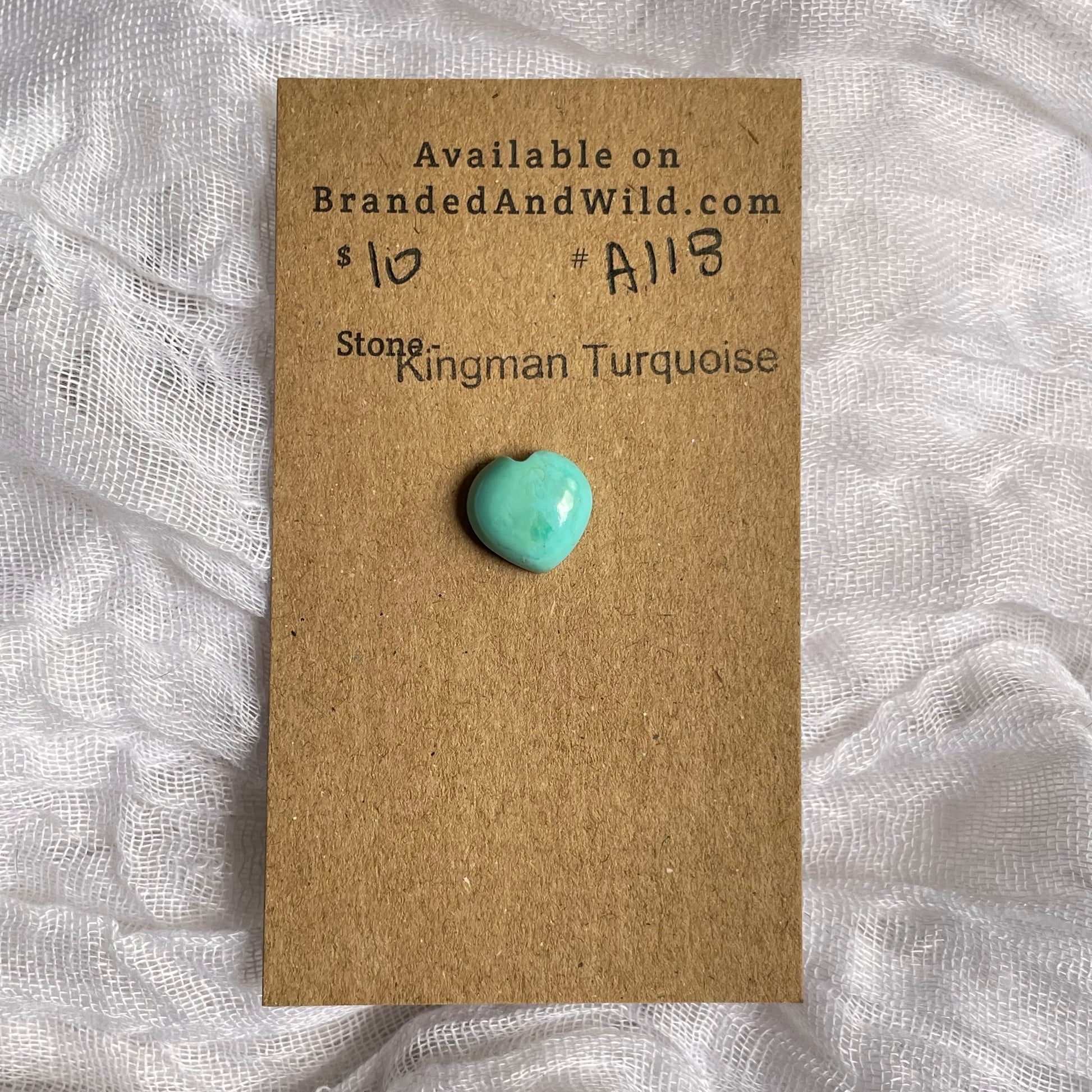 Kingman Turquoise Cabochon - KT118 2360584C-8AB4-4332-B518-B77CF02F64A6 Brandedandwild.com
