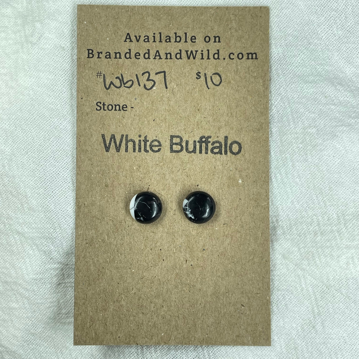 White Buffalo Cabochon - WB137 237DCAC2-6F1E-468B-BA87-BA7C082CF686 Brandedandwild.com