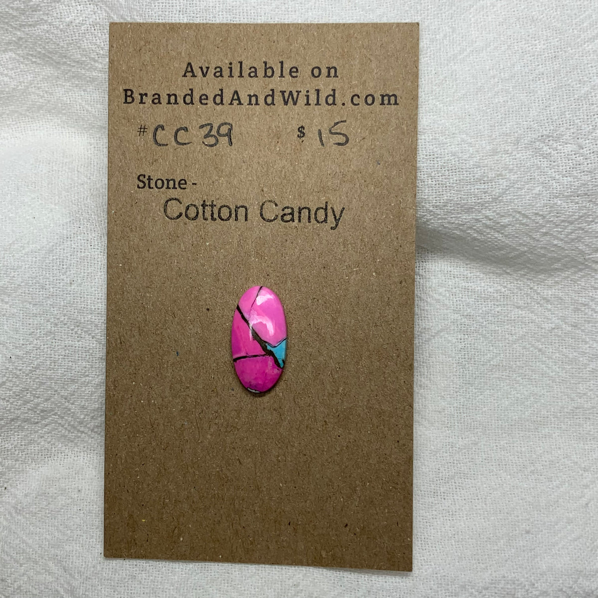 Cotton Candy Cabochon - CC39 2381BBA8-CEF3-494A-8292-9D5744E7F106 Brandedandwild.com