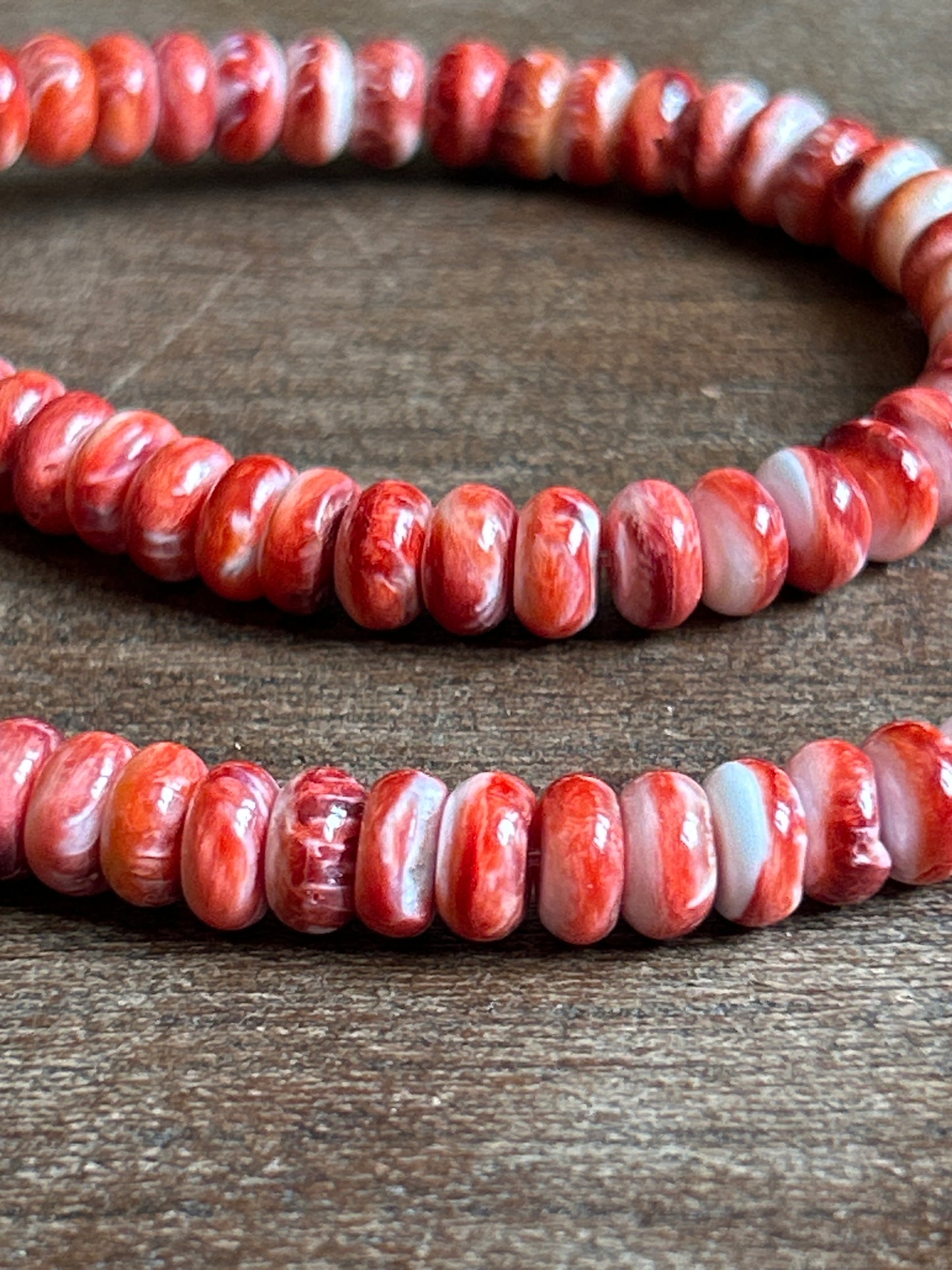 Natural Spiny Oyster
Shell Beads 8mm