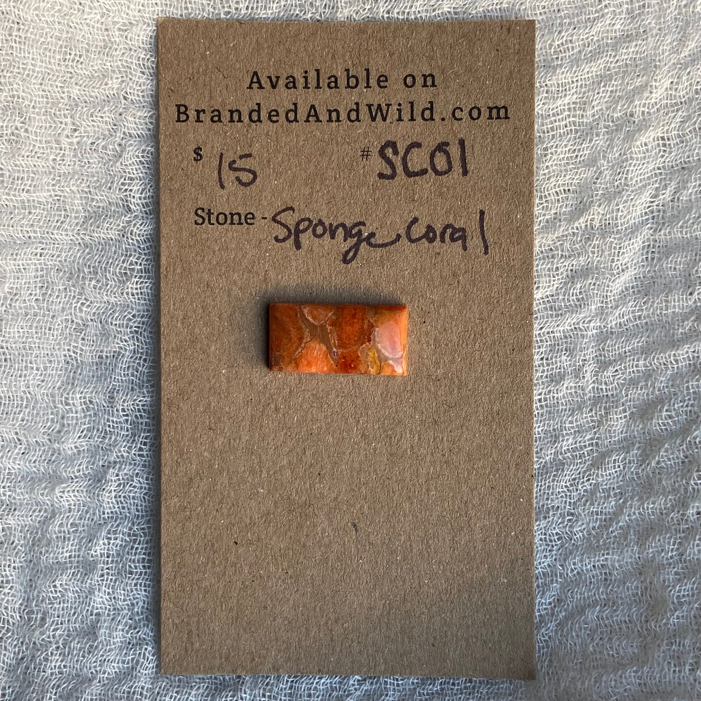 Sponge Coral Cabochon - SC01