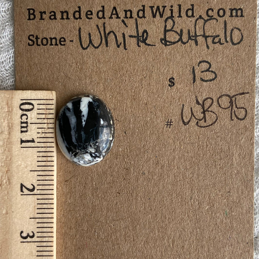 White Buffalo Cabochon - WB95