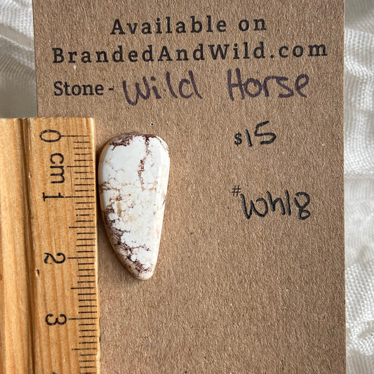 Wild Horse Cabochon - WH18 239F21E0-2431-41A8-B114-0BEAD0454163 Brandedandwild.com