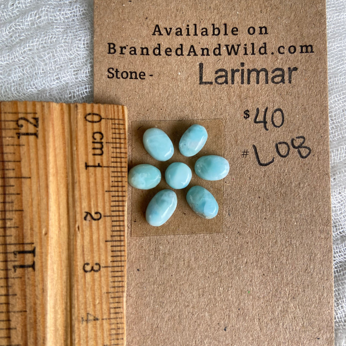 Larimar Cabochon - L08
