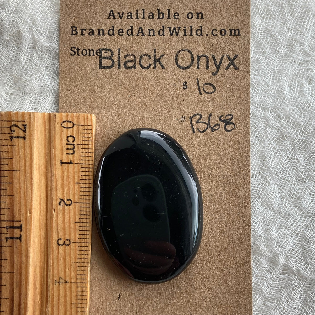 Black Onyx - Cabochon - B68