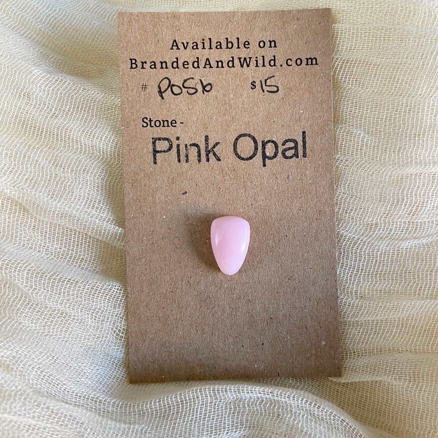 Pink Opal Cabochon - P056