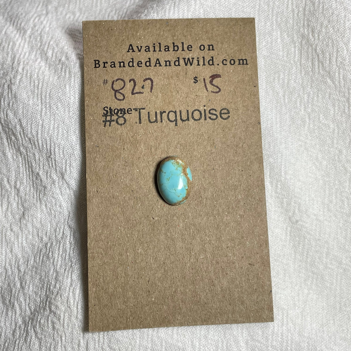 #8 Turquoise Cabochon - #827