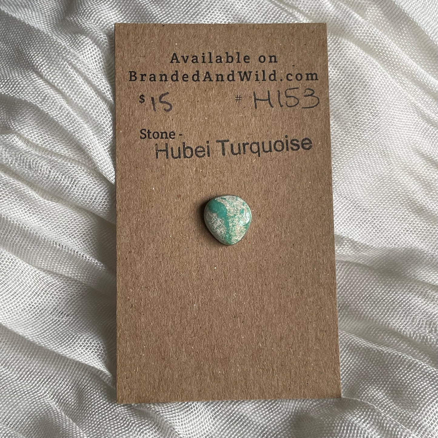 Hubei Turquoise Cabochon - H153 23F6CB48-3B65-4970-B164-9401EB1D827B Brandedandwild.com