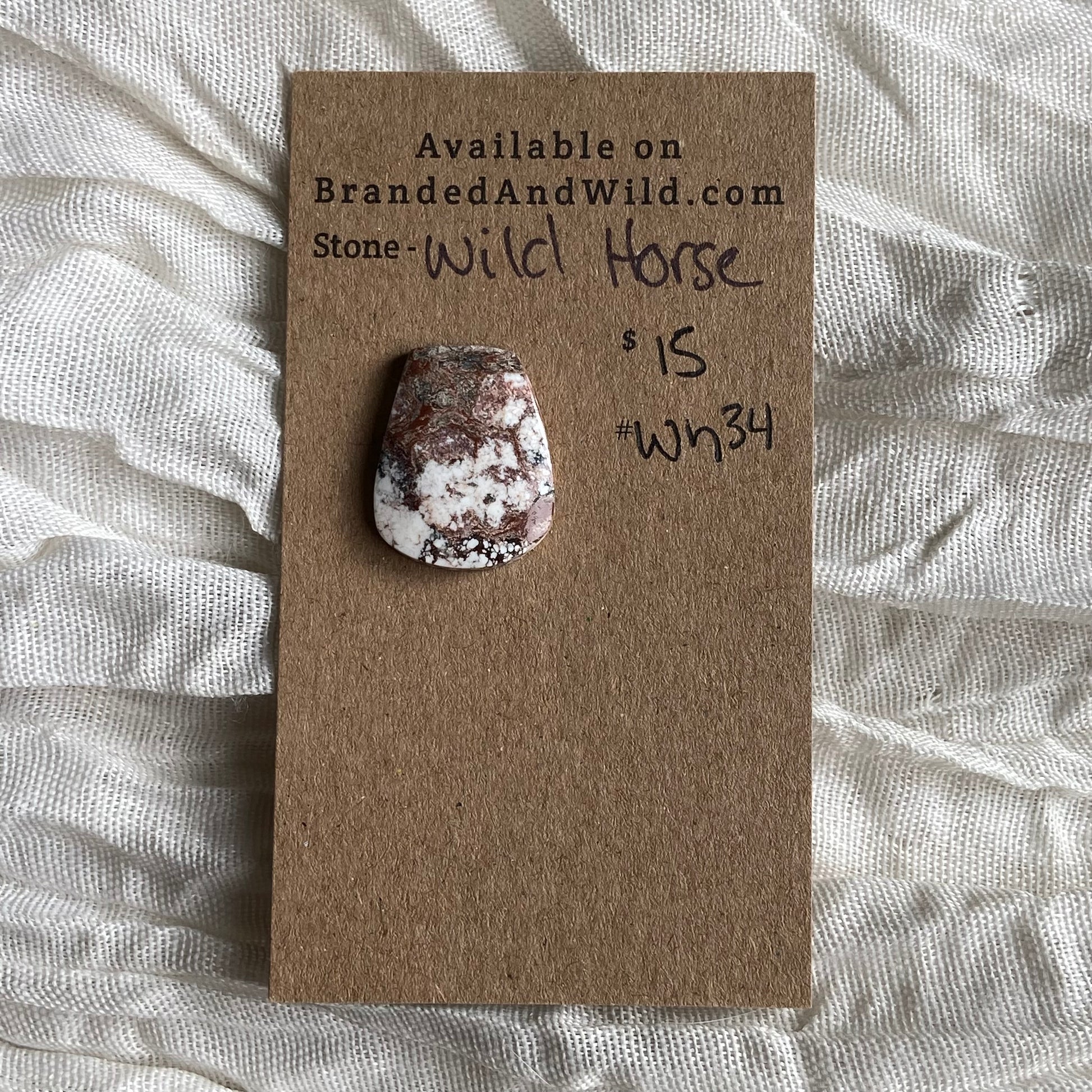 Wild Horse Cabochon - WH34 2425B982-1271-4F64-90F6-1CFF079AD03E Brandedandwild.com