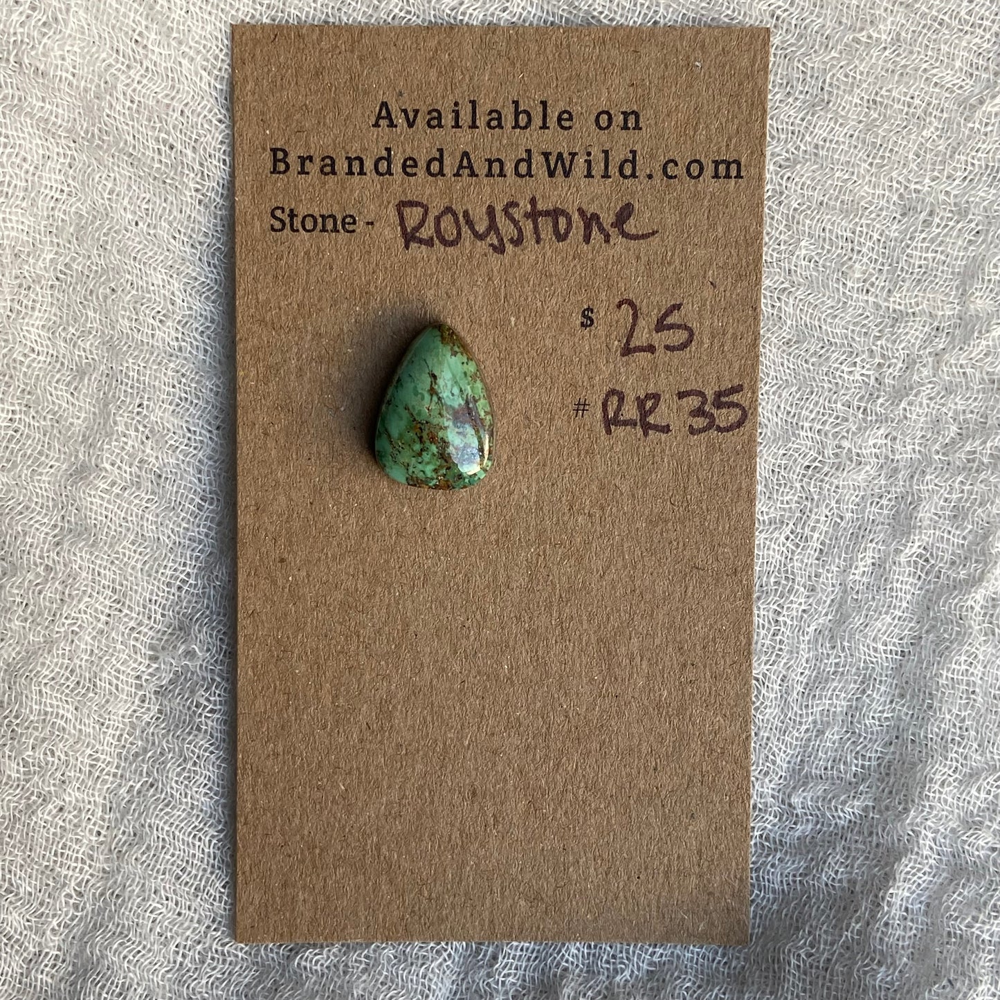 Royston Ribbon Turquoise Cabochon RR35