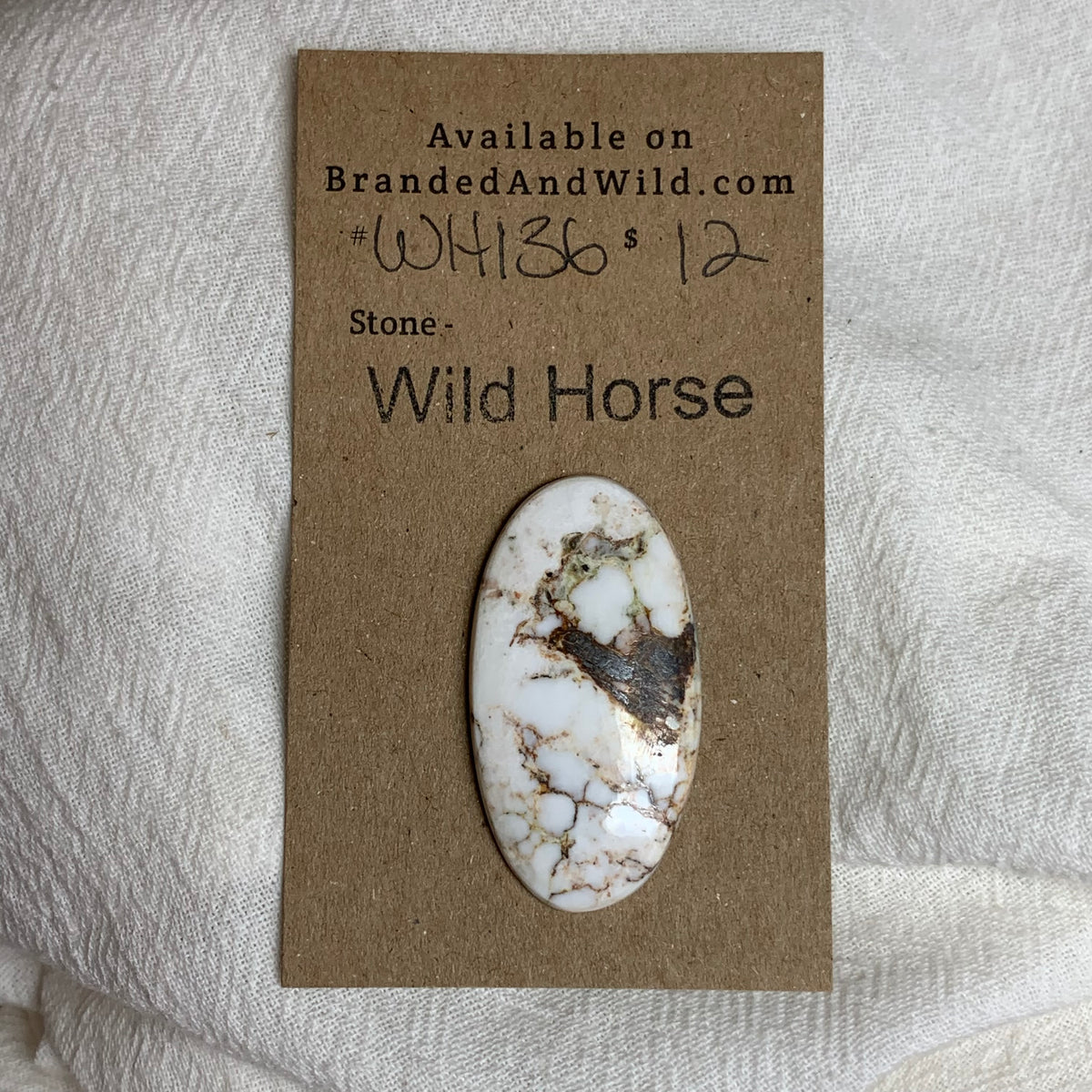 Wild Horse Cabochon - WH136 243D65CB-B6F6-4593-A093-CA9B3AB09819 Brandedandwild.com