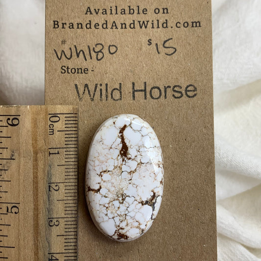 Wild Horse Cabochon - WH180 246D1D7C-CEC2-4C7E-AC2A-DAB97A760411 Brandedandwild.com
