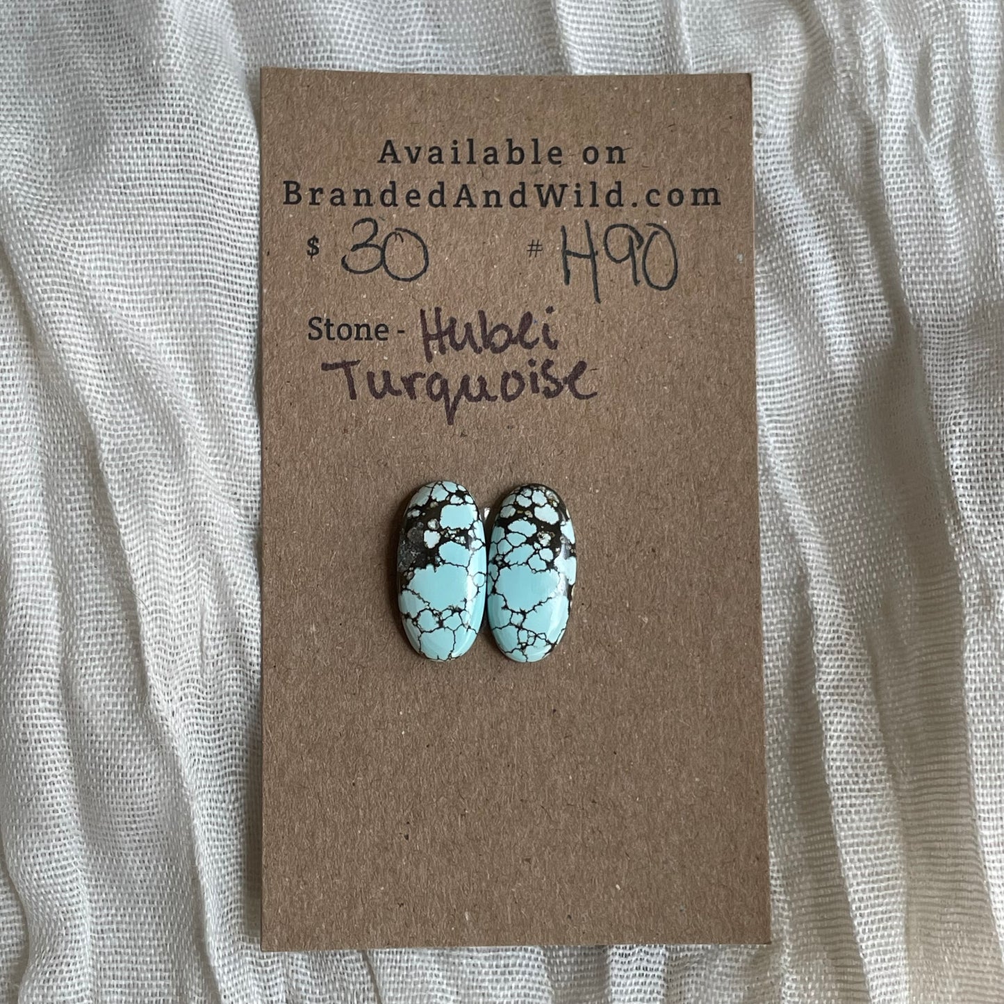 Hubei Turquoise Cabochon - H90 24966E1F-858A-46AE-B97A-8C00758920AC Brandedandwild.com