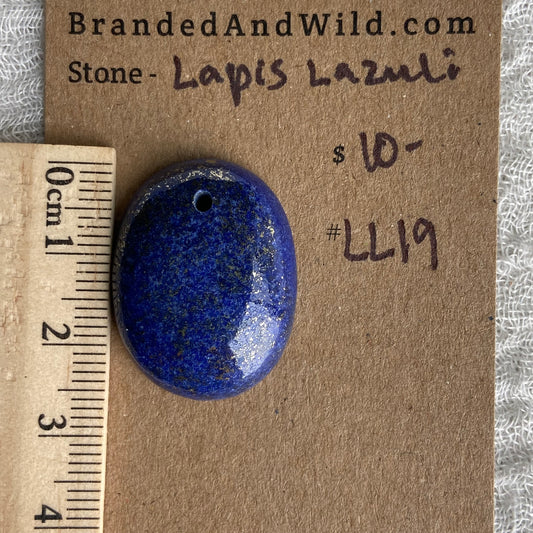 Lapis Lazuli Cabochon -Drilled- LL19