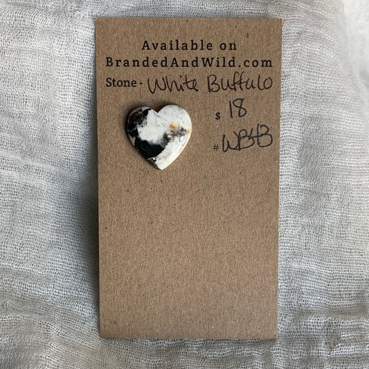 White Buffalo Cabochon - WB43