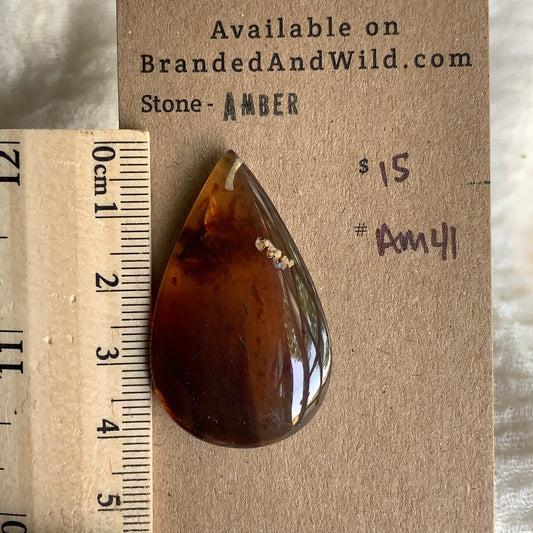 Amber Cabochon AM41