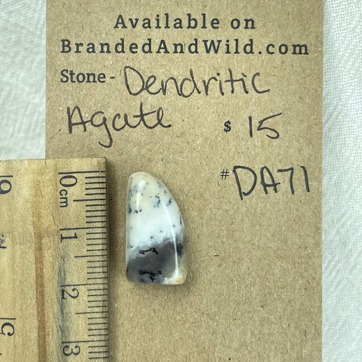 Dendritic Agate Cabochon - DA71 252D1DD3-B3F5-4493-8B45-7682E7CD3A71 Brandedandwild.com