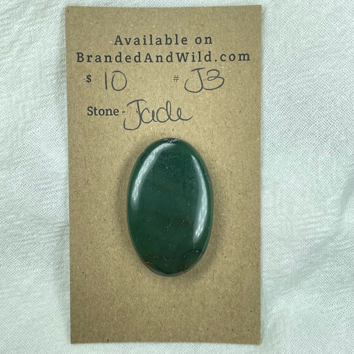 Jade Cabochon - J3 252DF81F-6832-42FB-A20B-E5239C956126 Brandedandwild.com