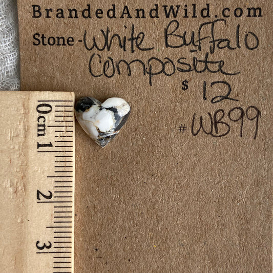 White Buffalo Cabochon - WB99