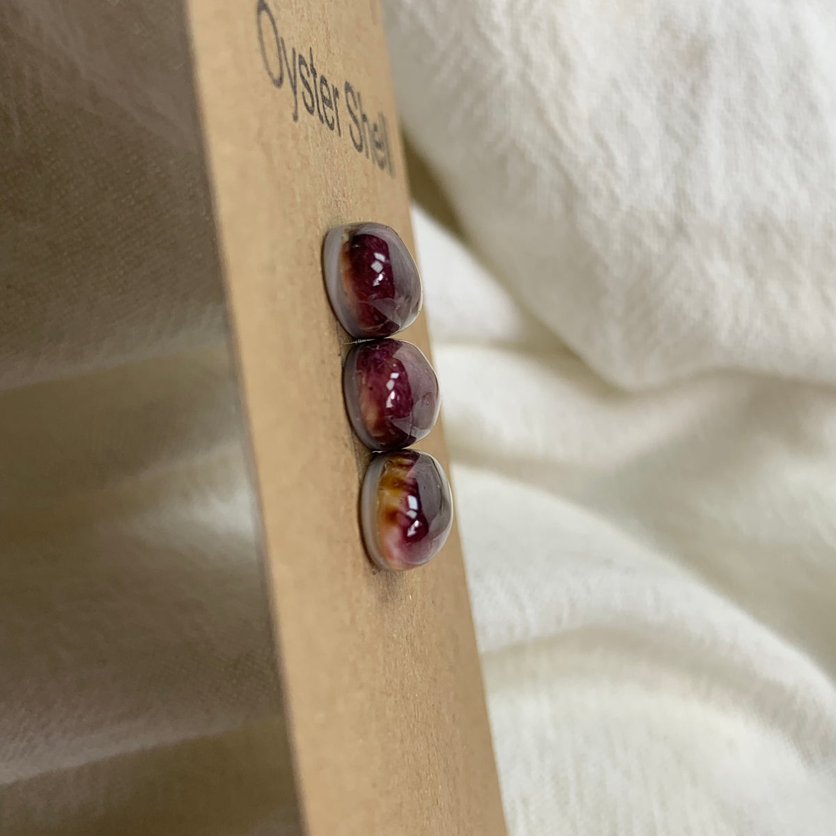 Oyster Shell Cabochon - OS57 255F6055-8357-4D20-B5E0-8349559021B8 Brandedandwild.com