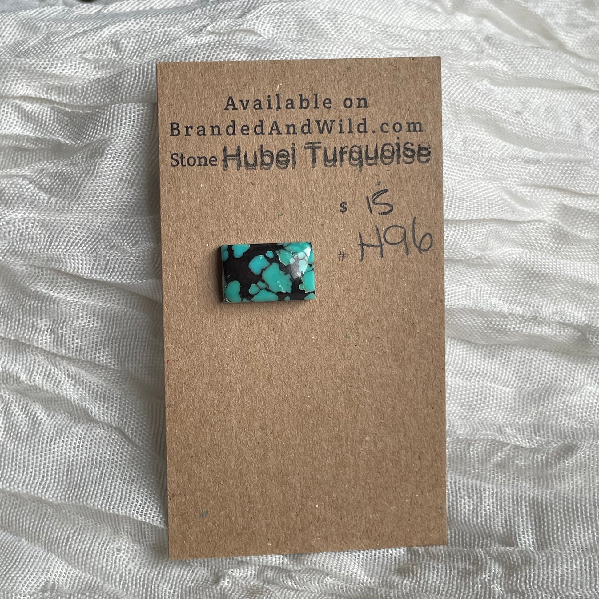 Hubei Turquoise Cabochon - H96 256B6A23-CE47-407B-A0D3-27F3D1F3898C Brandedandwild.com