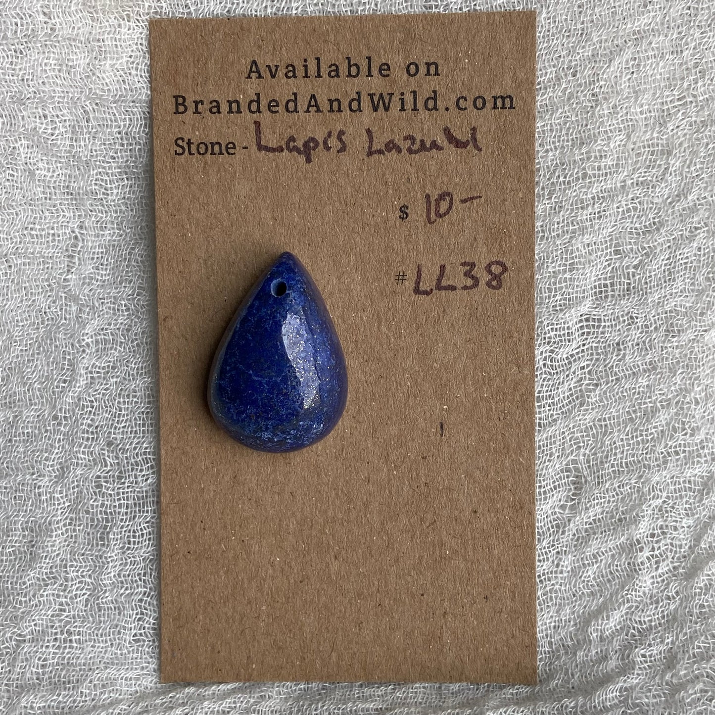 Lapis Lazuli Cabochon -Drilled- LL38