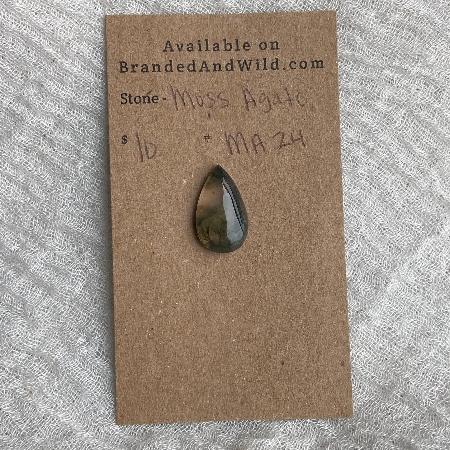 Moss Agate Cabochon - MA24
