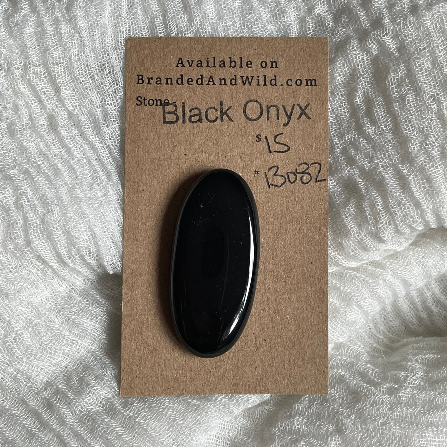 Black Onyx - Cabochon - BO82