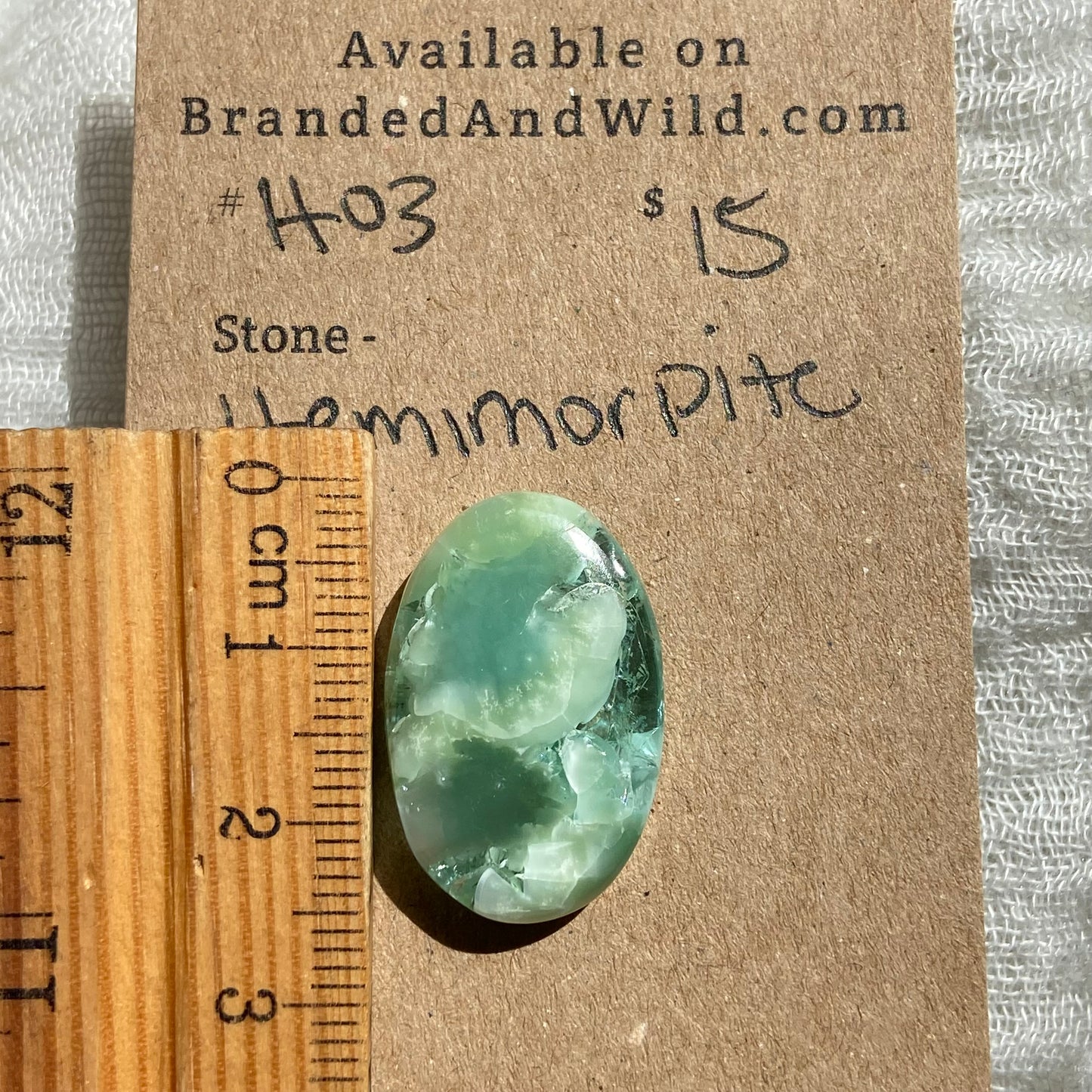 Hemimorite Cabochon - H03