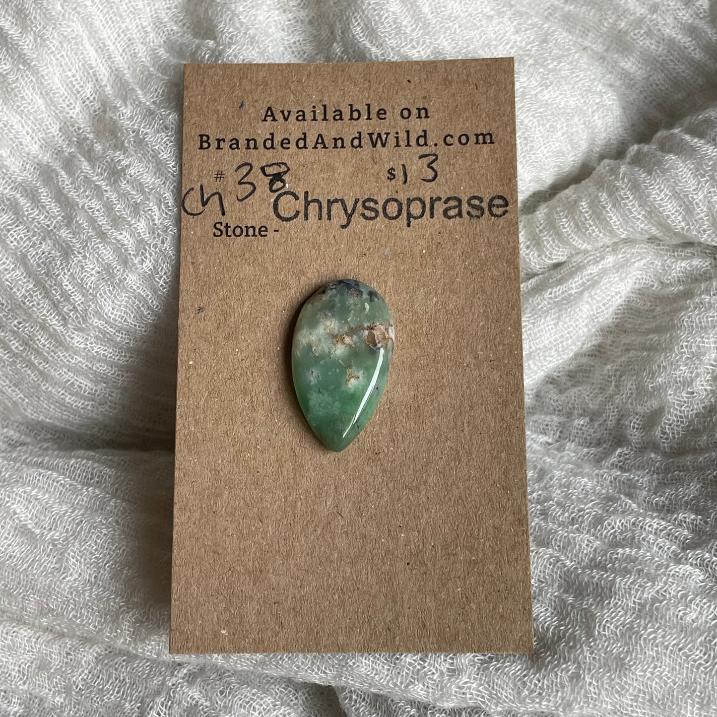 Chrysoprase Cabochon - Ch38