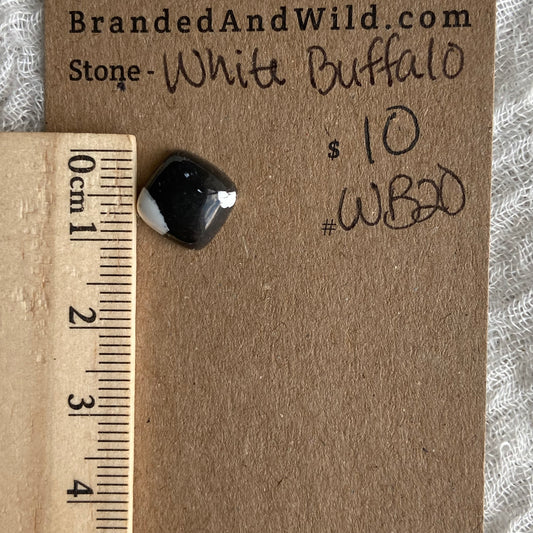 White Buffalo Cabochon - WB20