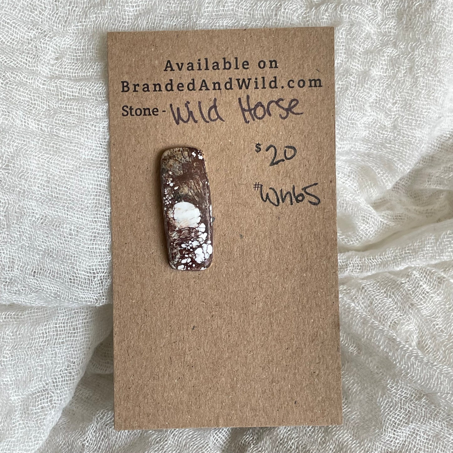 Wild Horse Cabochon - WH65 25EE86EF-647A-45A3-90EC-8B2A34E567EB Brandedandwild.com