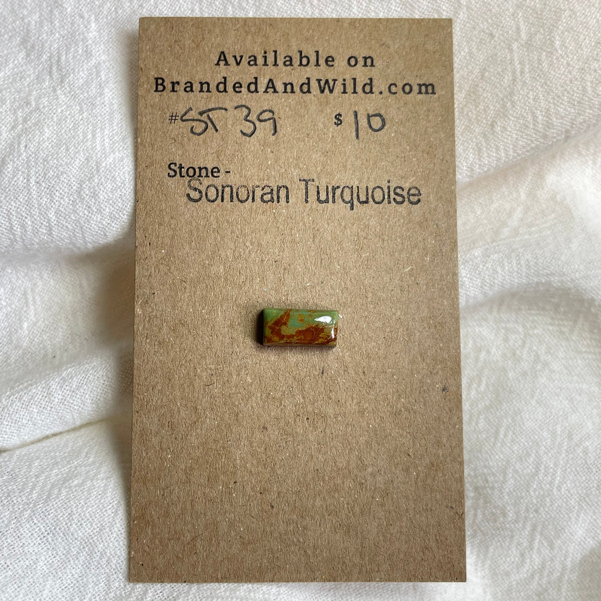 Sonoran Turquoise Cabochon - ST39 25F14770-CBF8-45C8-81B5-5EDD64A02270 Brandedandwild.com