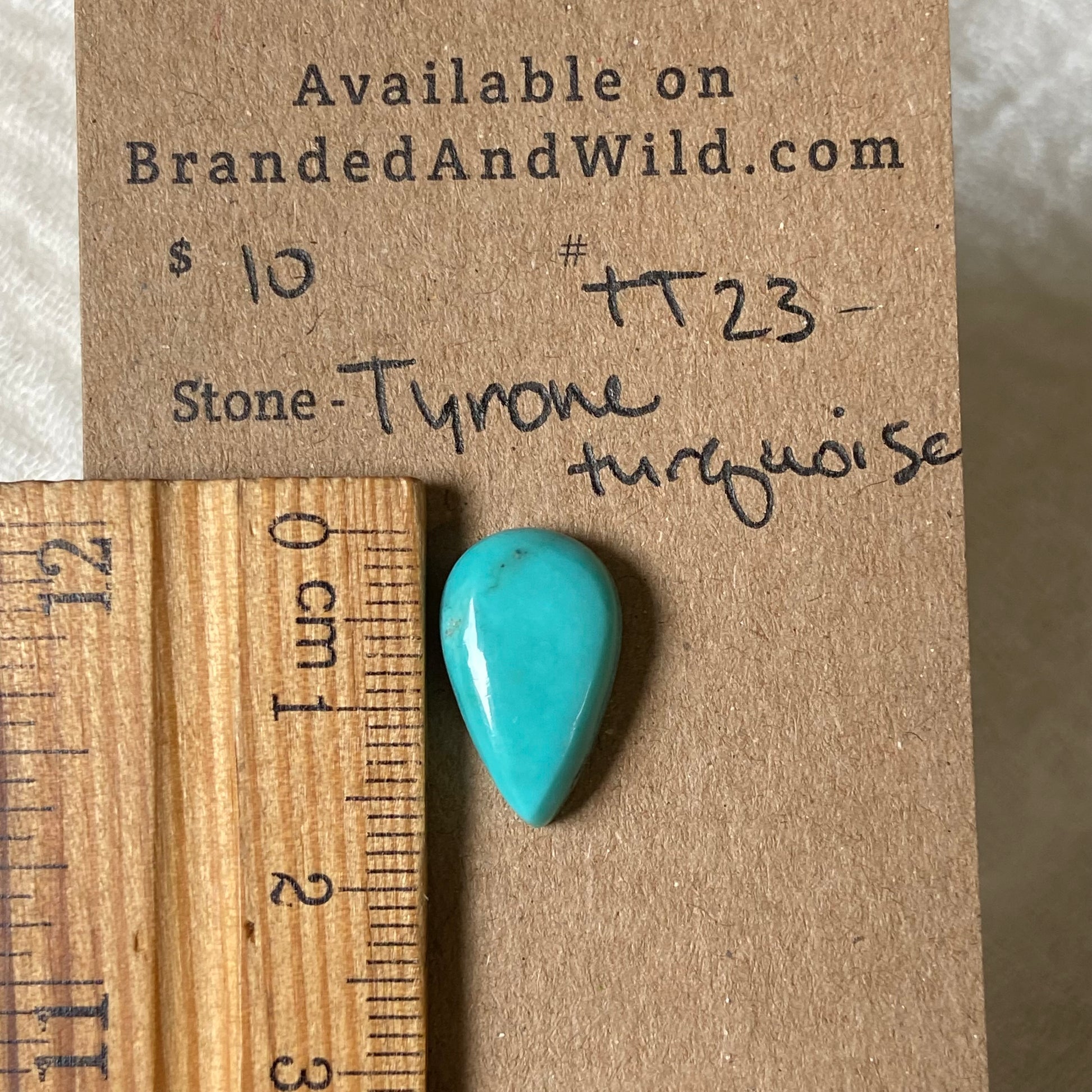 Tyrone Turquoise Cabochon - TT23 260C1FB6-88AA-49DB-9498-C522D23FEF2A Brandedandwild.com