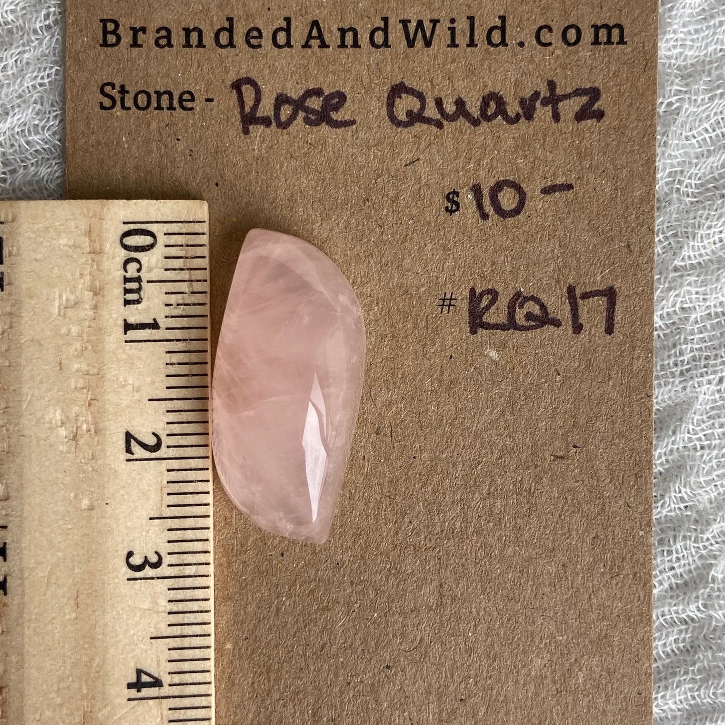 Rose Quartz Cabochon - RQ17