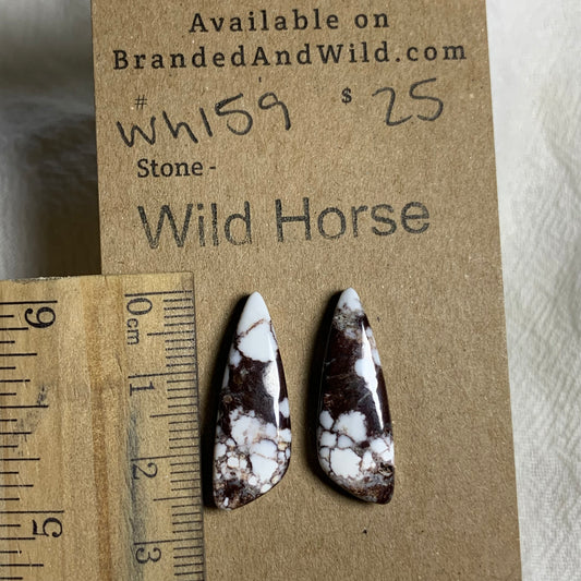 Wild Horse Cabochon - WH159 26243F33-98CE-4EAE-A5FA-2AE41D92E661 Brandedandwild.com
