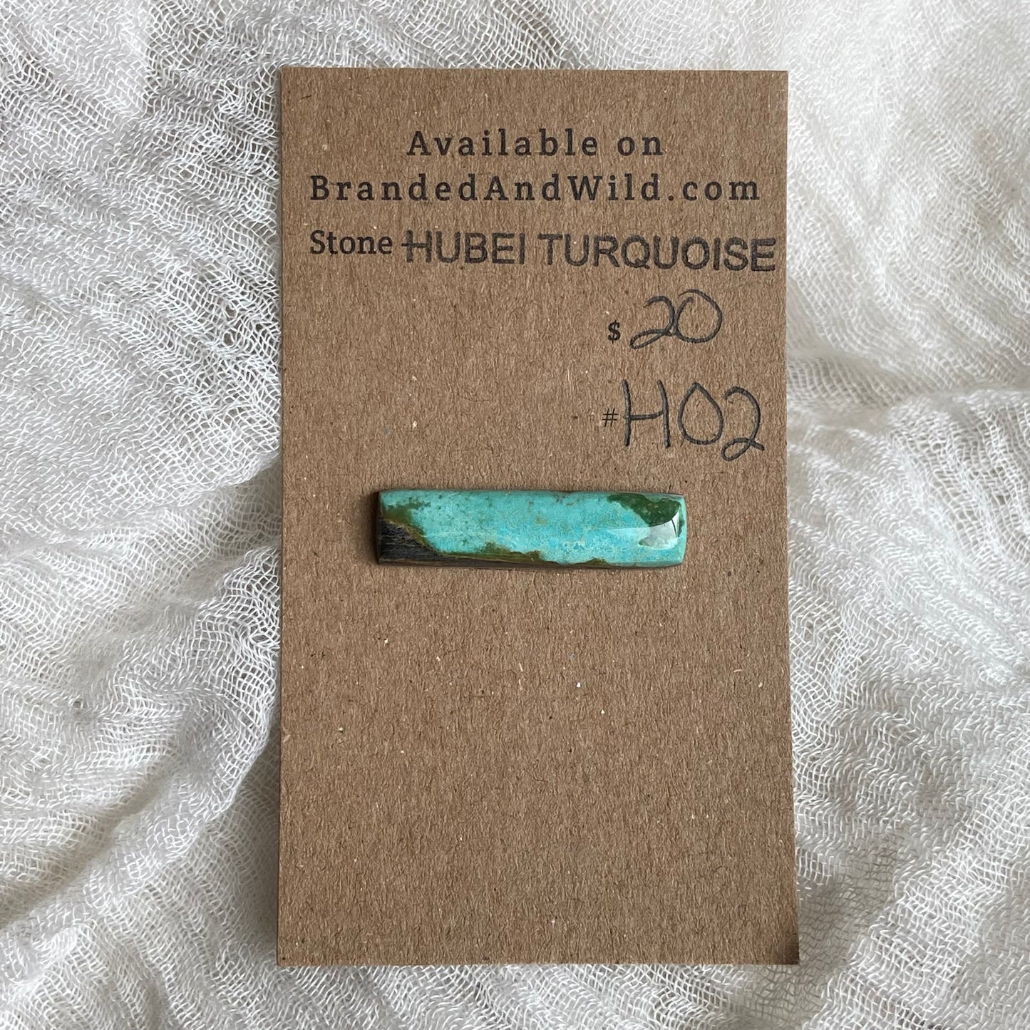 Hubei Turquoise Cabochon - H02 26461264-B88C-4571-8709-74E3D89213E0 Brandedandwild.com