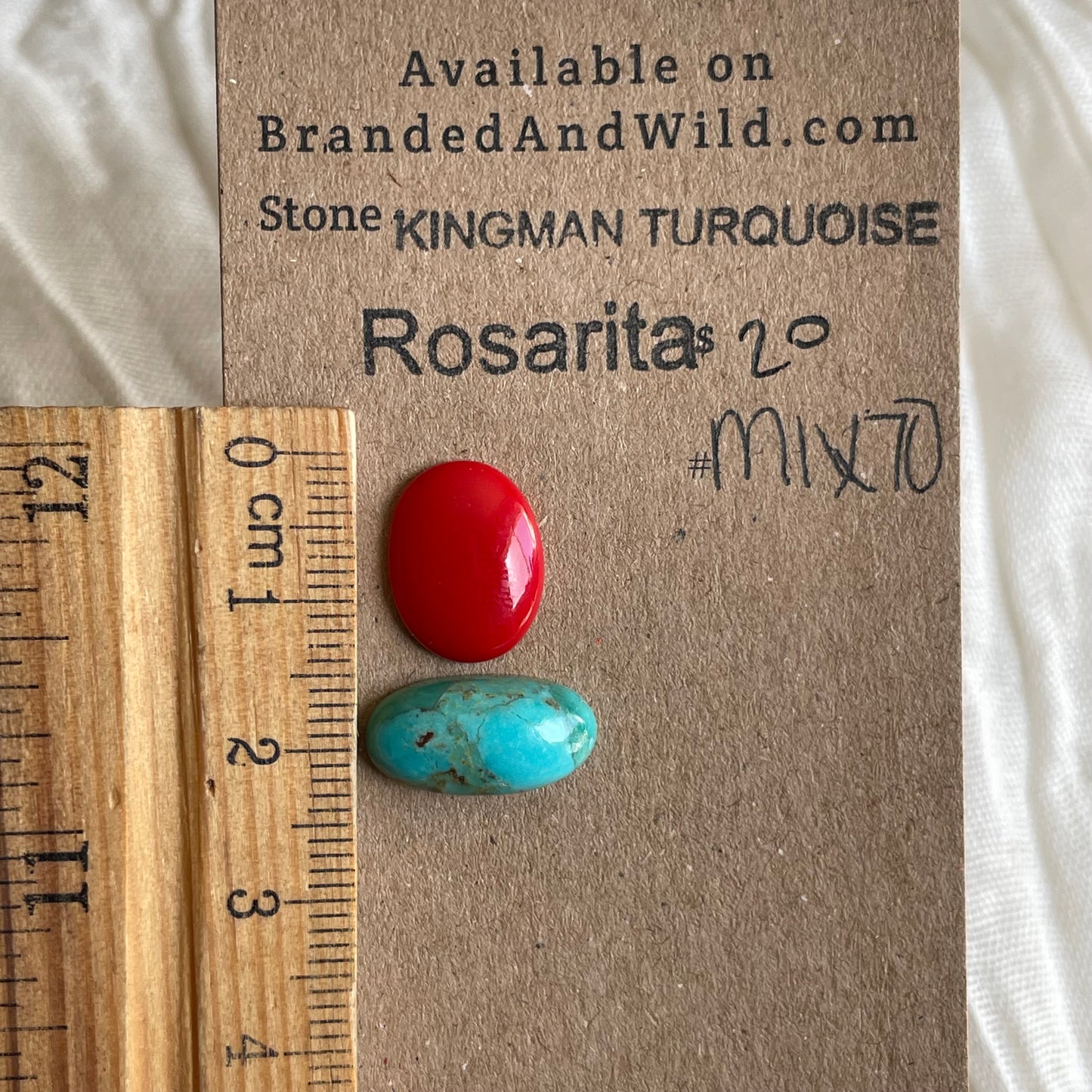 Rosarita / Kingman Turquoise Cabochon - MIX70 26508A54-609E-4DE6-BB7A-B575D21B701B Brandedandwild.com