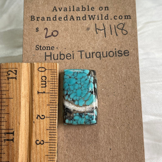 Hubei Turquoise Cabochon - H118 2685AAFA-BDB1-4BE6-B107-292E8333976C Brandedandwild.com