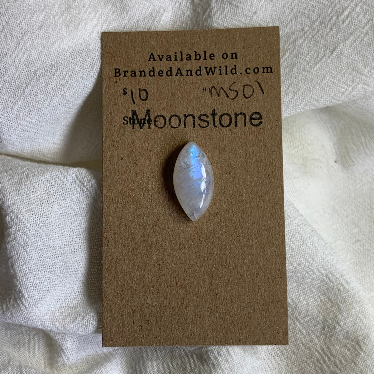 Moonstone Cabochon - MS01 26A04021-52F4-48AA-BA54-E62684680E0D Brandedandwild.com