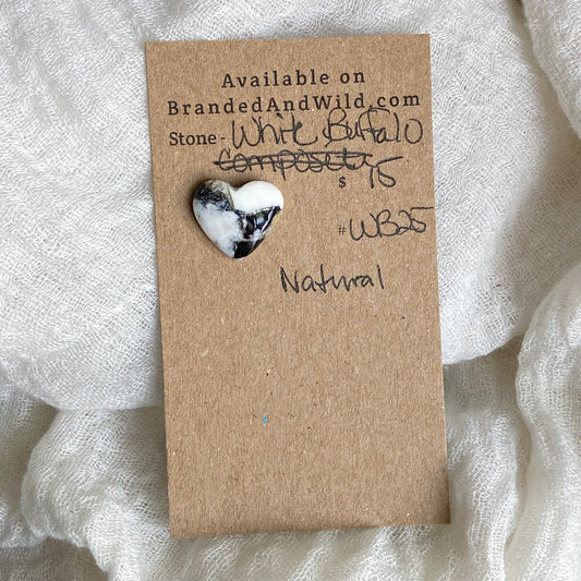 White Buffalo Cabochon - WB25