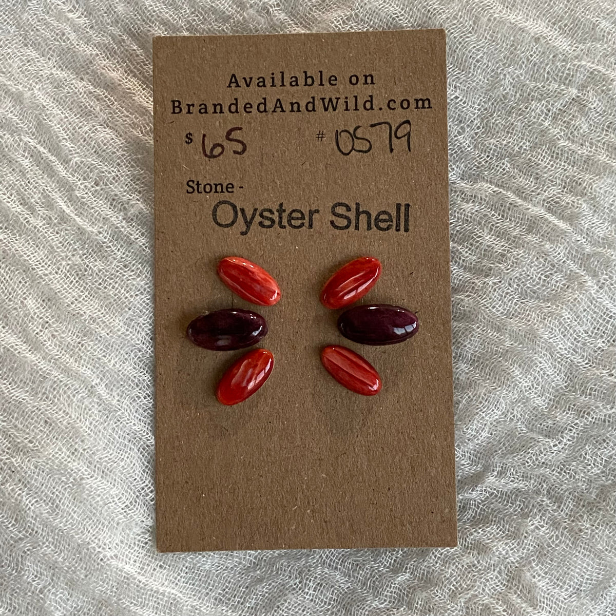 Oyster Shell Cabochon - OS79