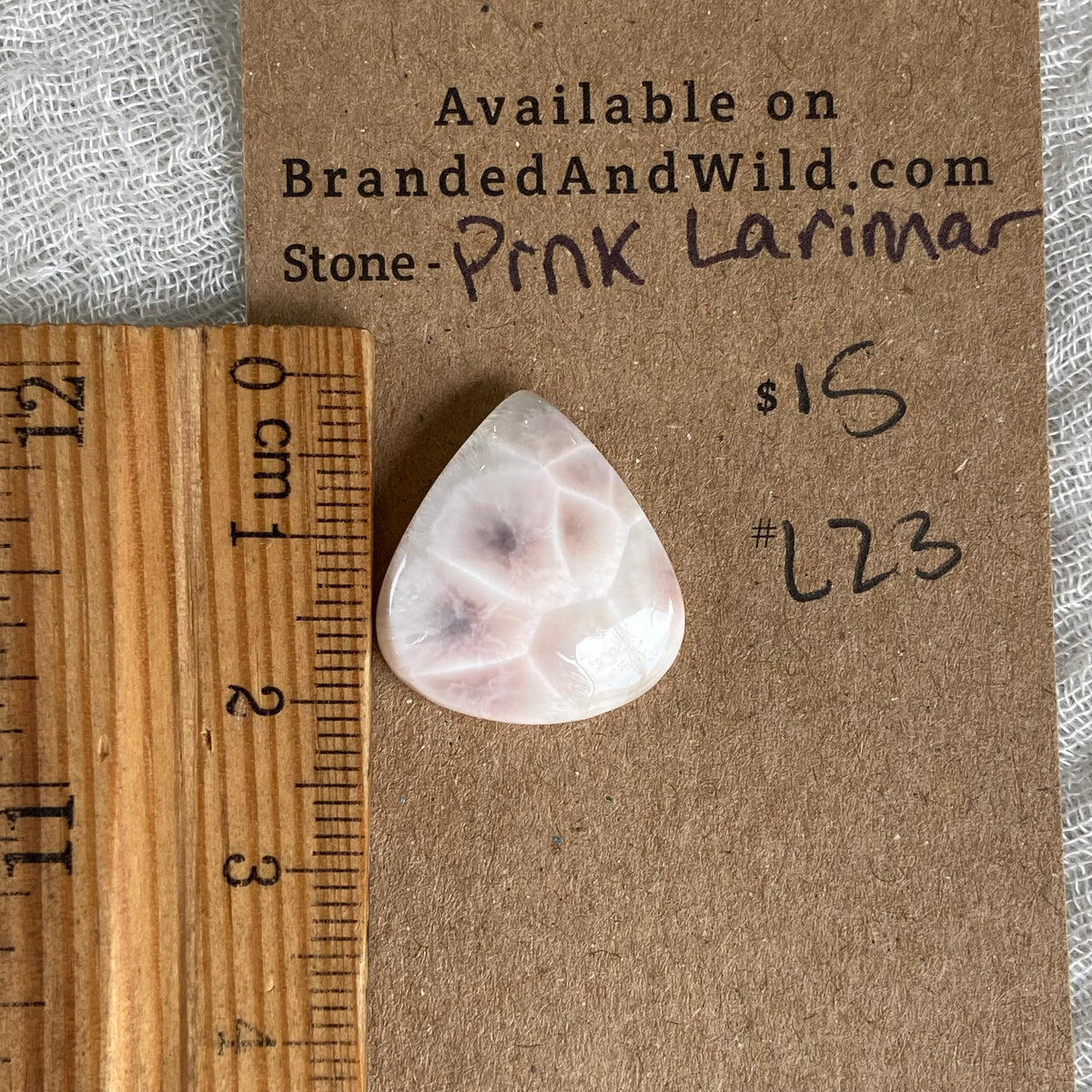 Pink Larimar Cabochon - PL23